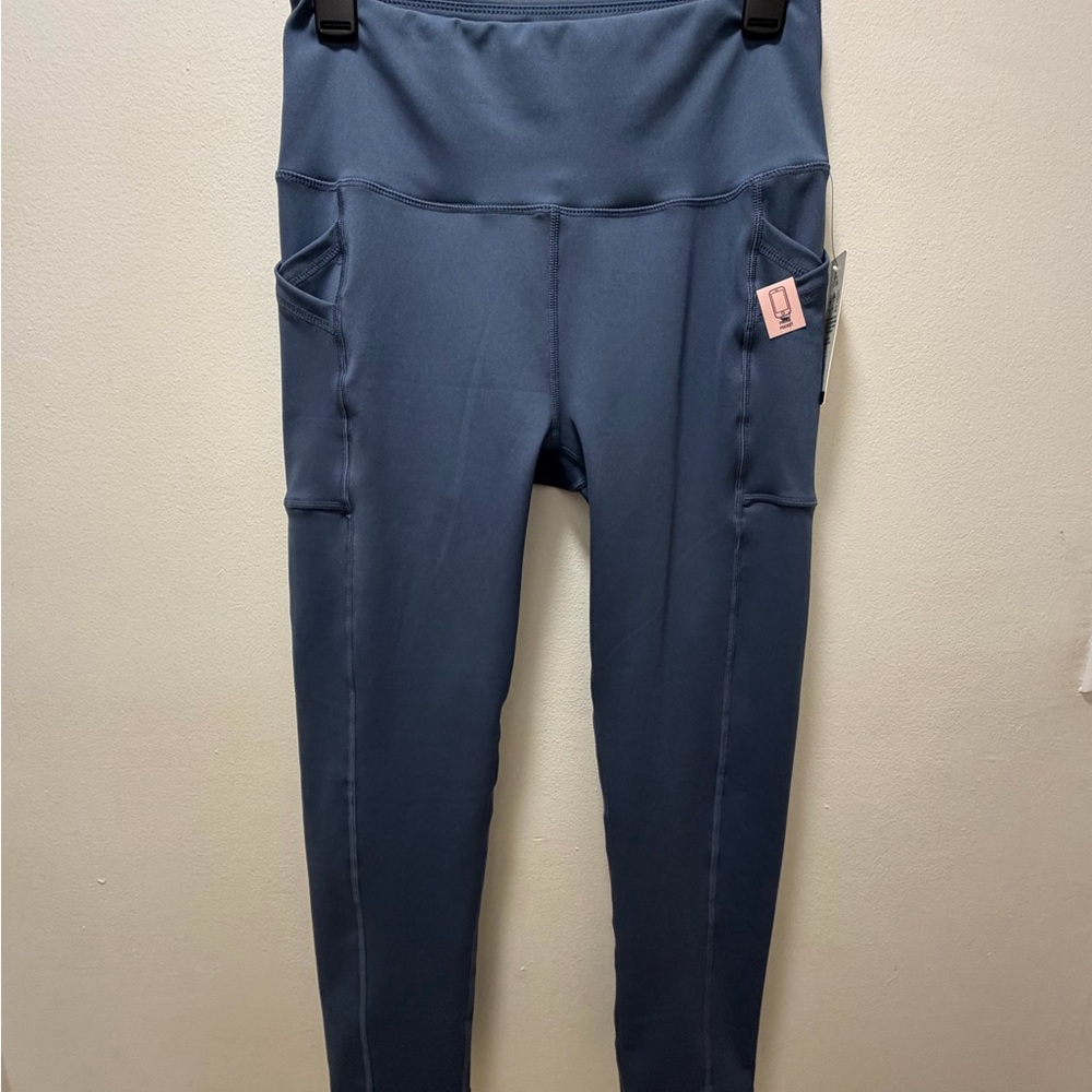 Women's Navy Leggings with Pockets